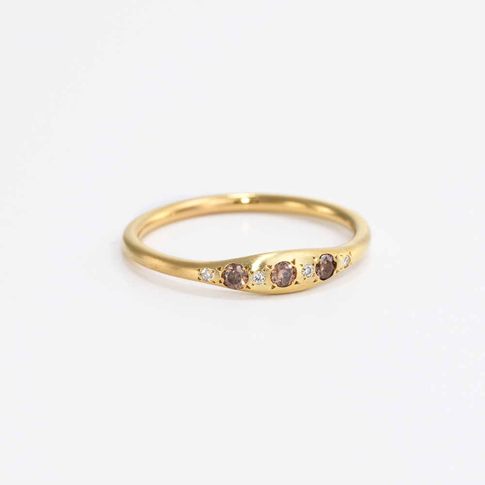 טבעת וינטג׳ יהלומים - אוריה