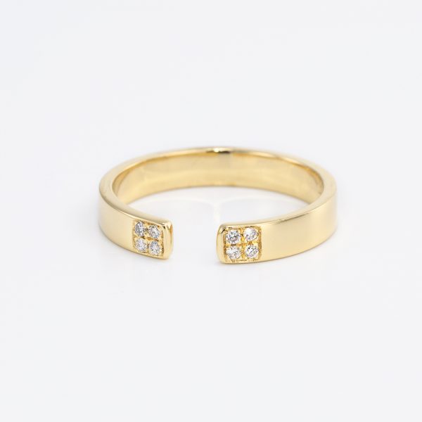 טבעת וינטג׳ יהלומים - עופרה