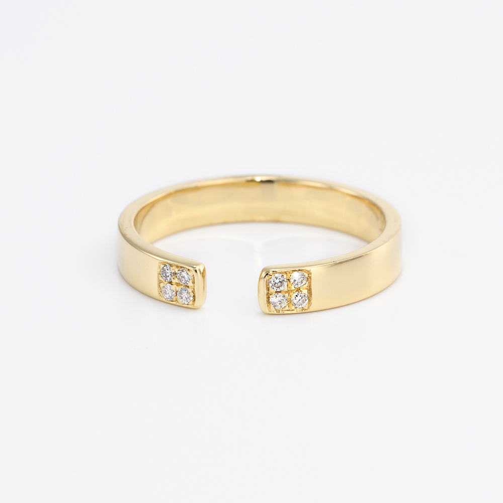 טבעת וינטג׳ יהלומים - עופרה