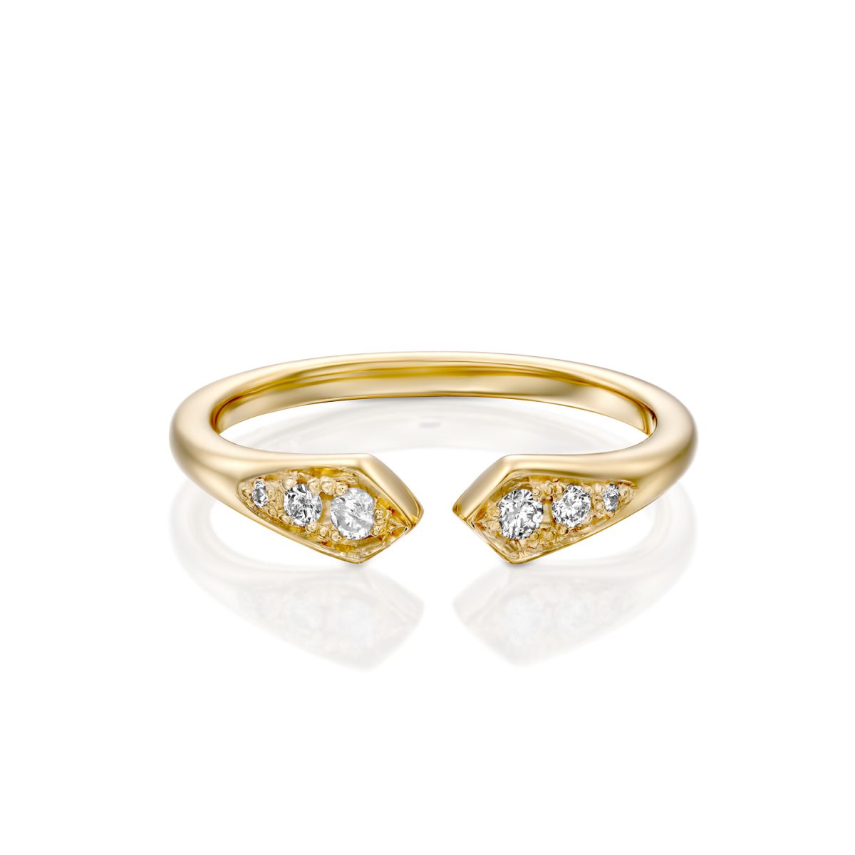 טבעת וינטג׳ יהלומים - שרה