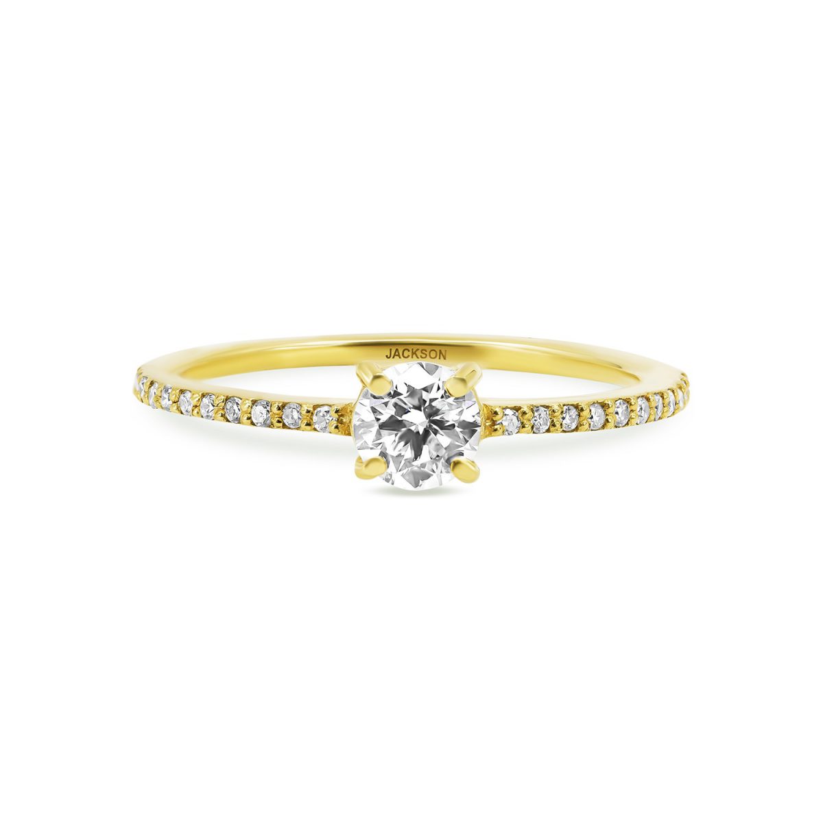 טבעת אירוסין עדי זהב צהוב