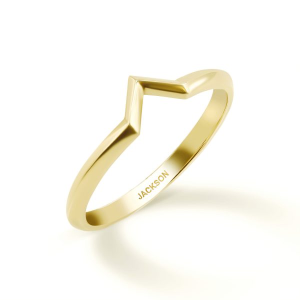 טבעת זהב אביב - זהב צהוב