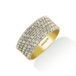 טבעת יהלומים - הלנה - זהב צהוב
