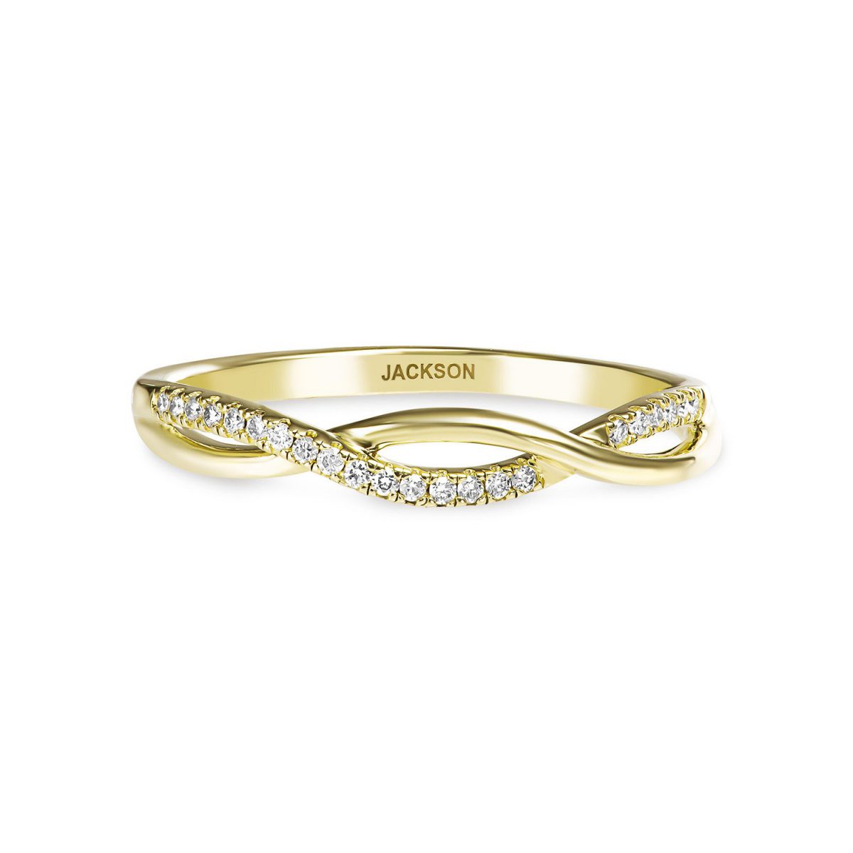 טבעת יהלומים קארין - זהב צהוב