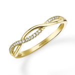 טבעת יהלומים - קארין - זהב צהוב