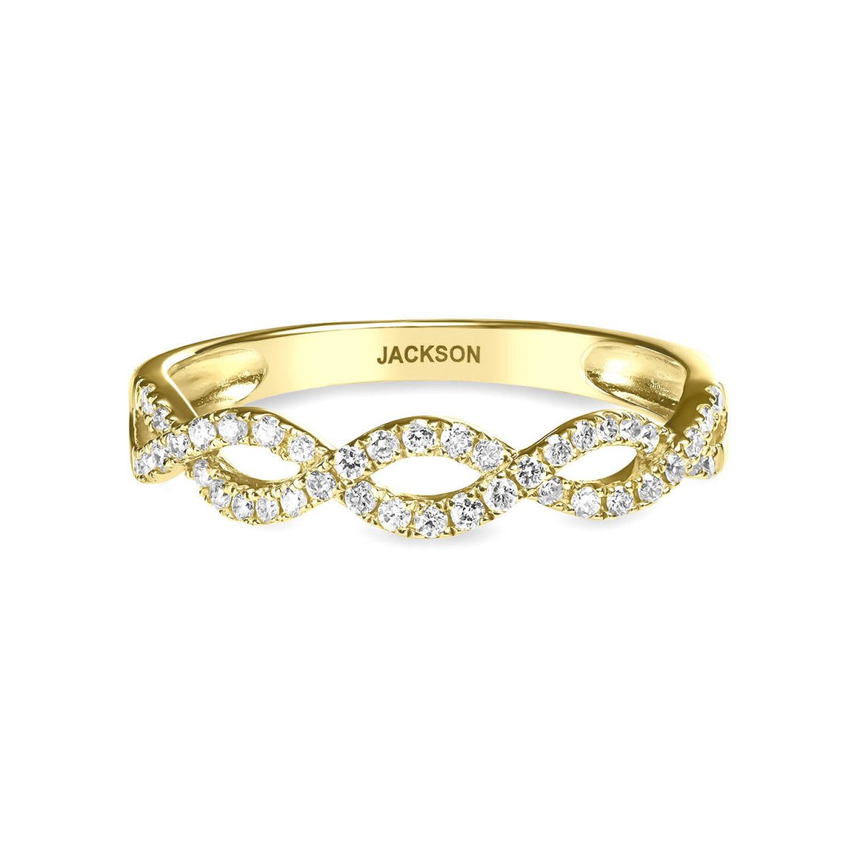טבעת יהלומים קלרה - זהב צהוב