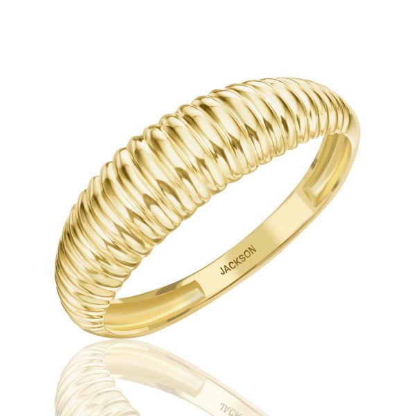 טבעת זהב צהוב - אופיר