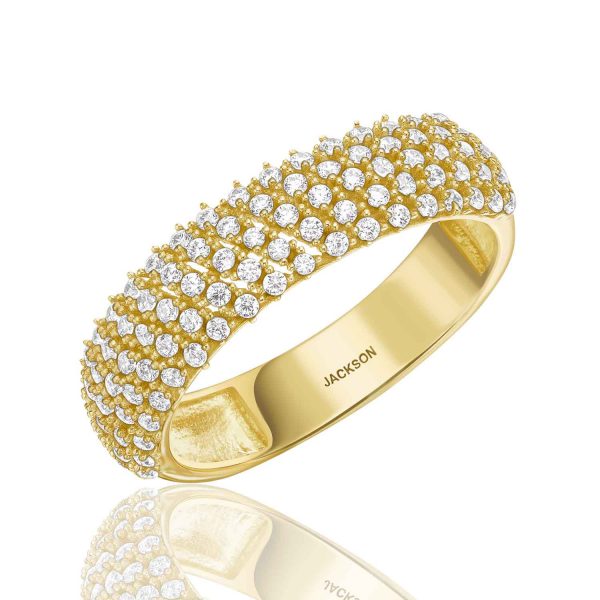 טבעת זהב צהוב - אליס
