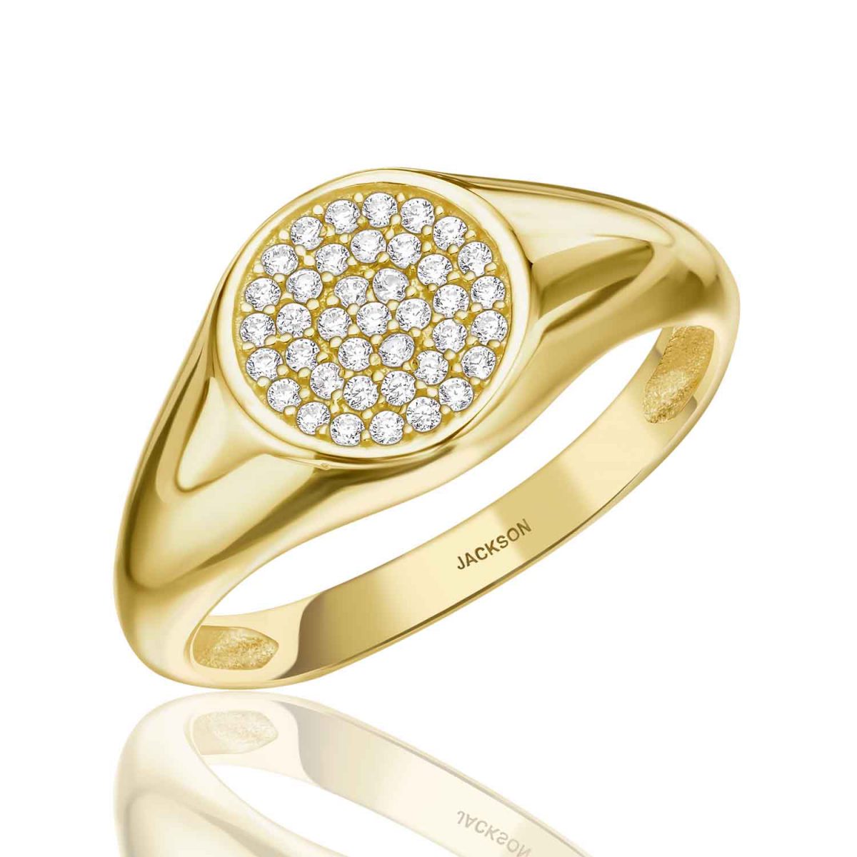 טבעת זהב צהוב - אליסיה