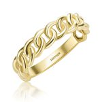 טבעת זהב - אריאנה - זהב צהוב