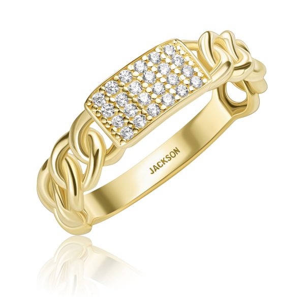 טבעת זהב - מגי - זהב צהוב