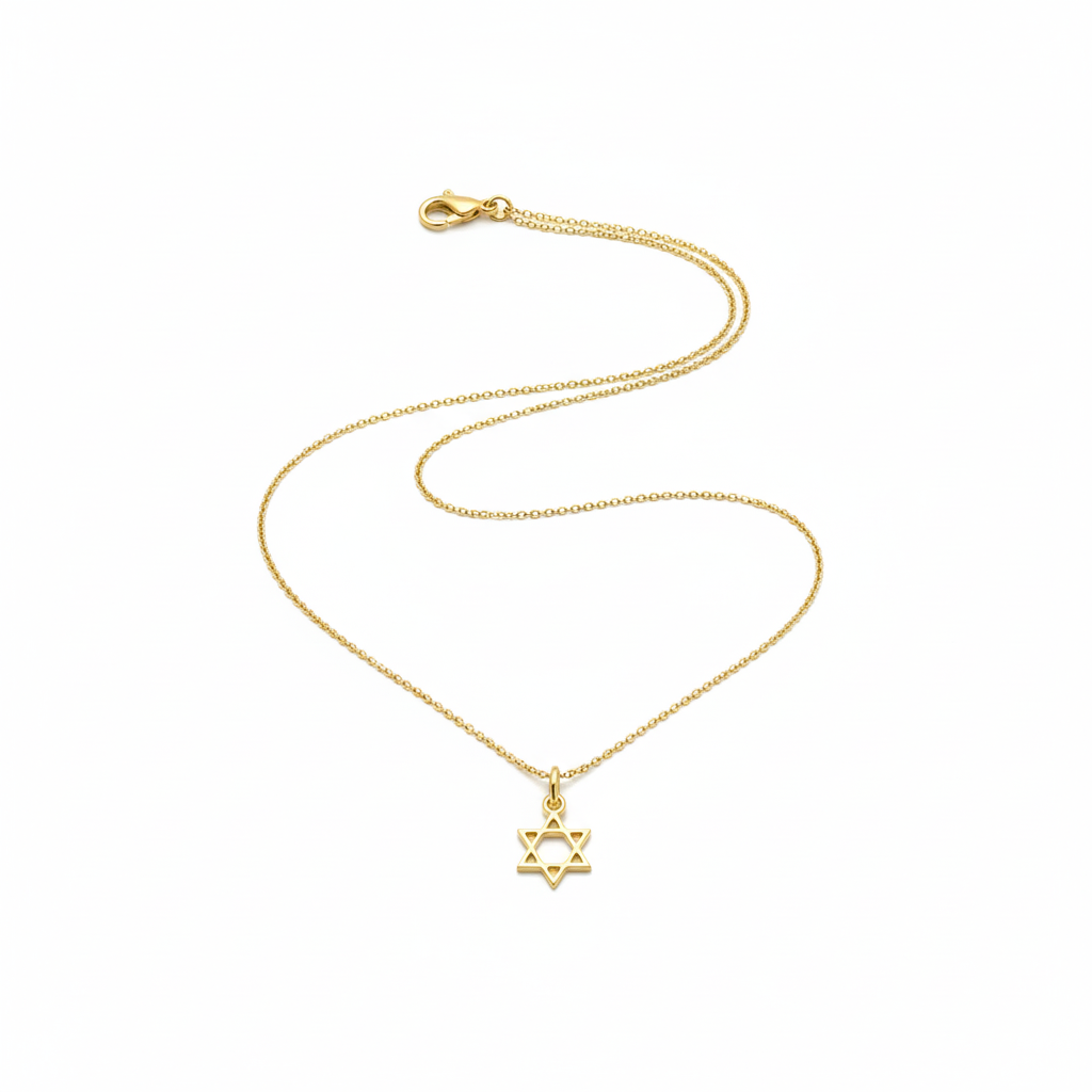 שרשרת זהב - מגן דוד קטן