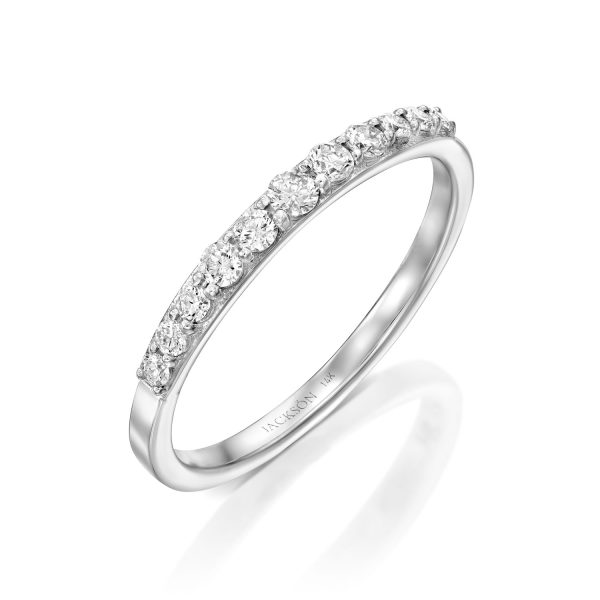 טבעת יהלומים - אסתר - זהב לבן