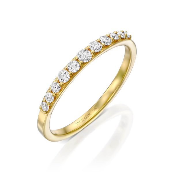 טבעת יהלומים - אסתר - זהב צהוב