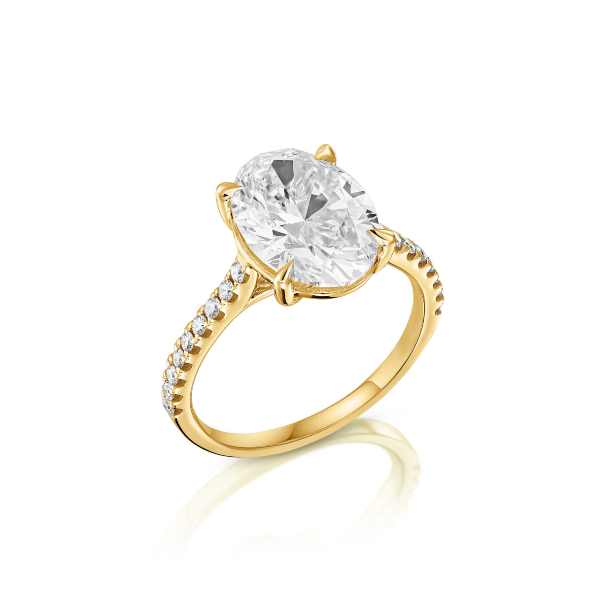 טבעת יהלומים דגם - ולנטין