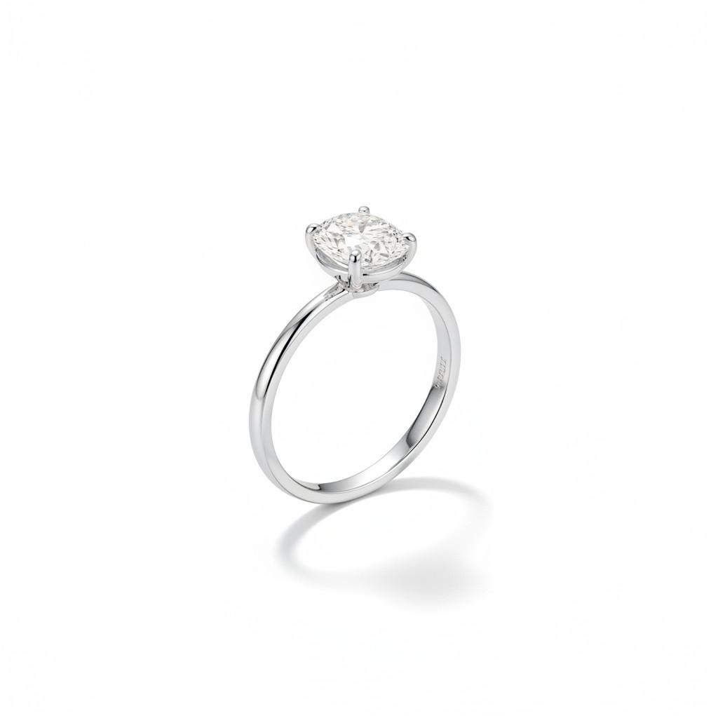 טבעת אירוסין 1 קראט